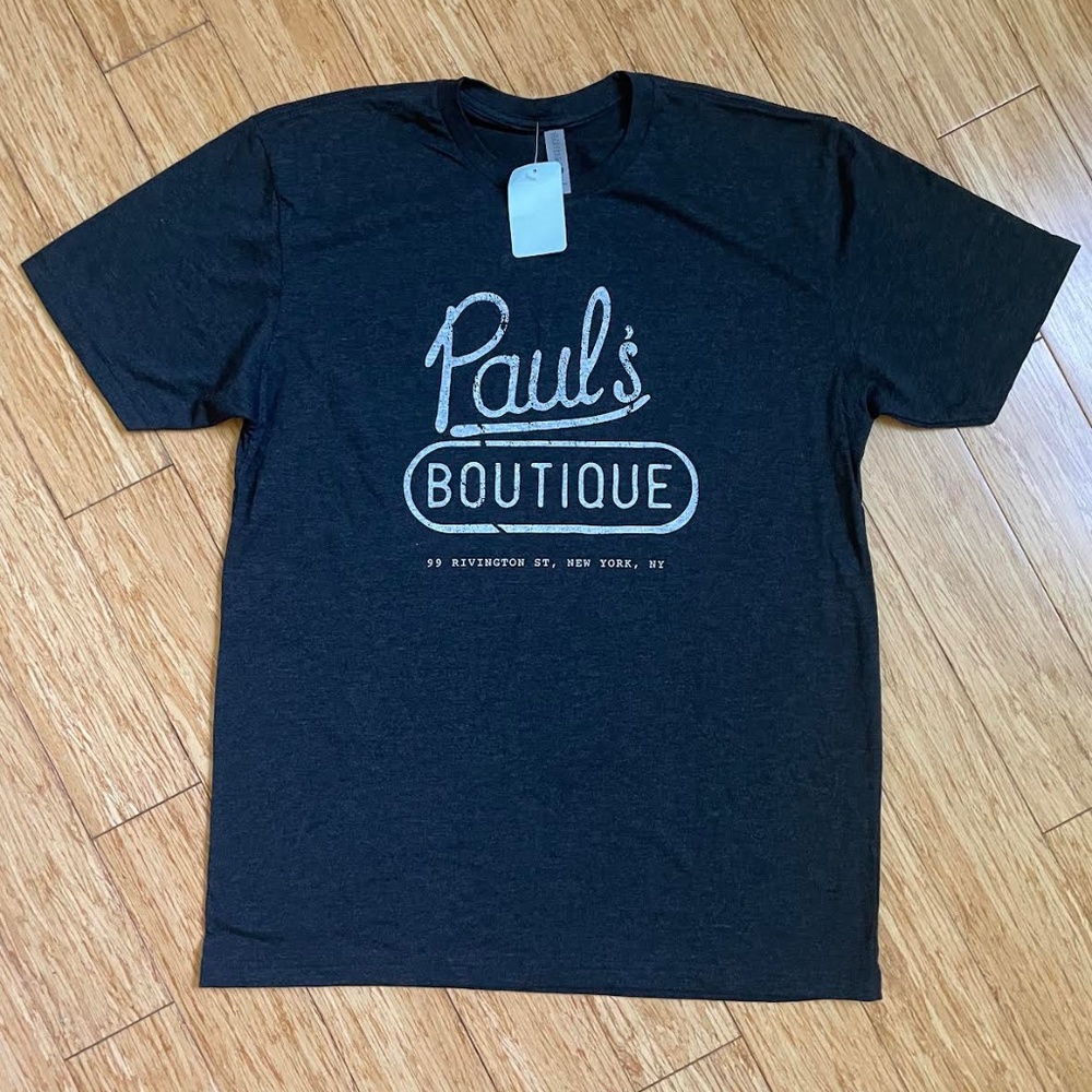 NWT Unisex Paul's Boutique (Beastie Boys) NYC in Black T Shirt Size Large